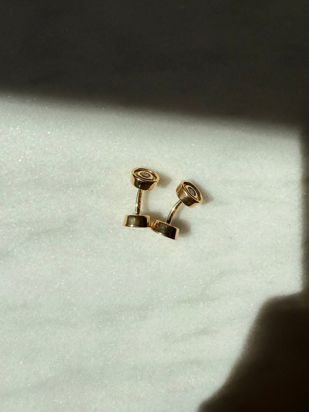 Champagne Diamond Flora Cufflinks