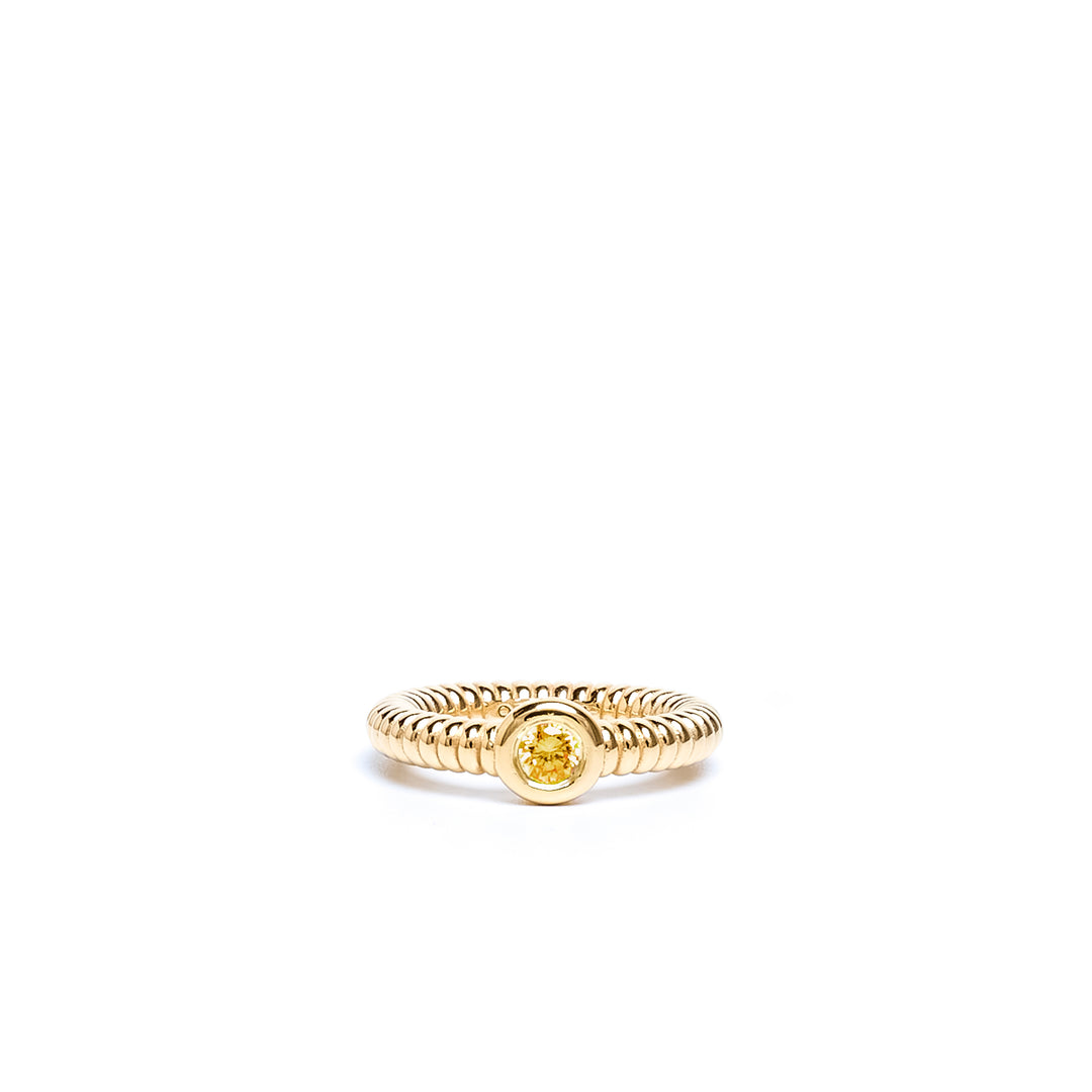 Anchor Champagne Diamond Ring