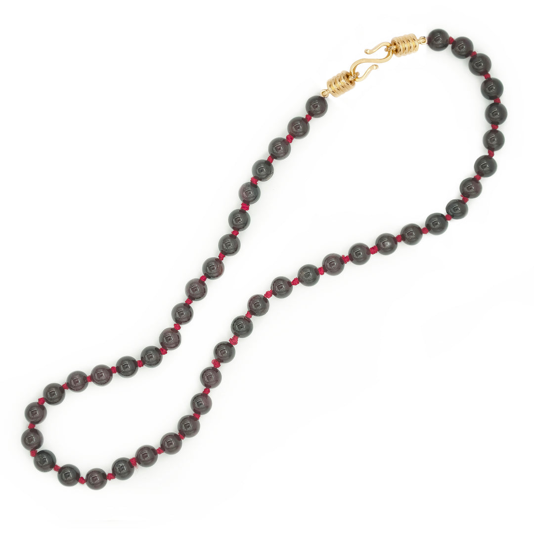 Garnet Strand Necklace