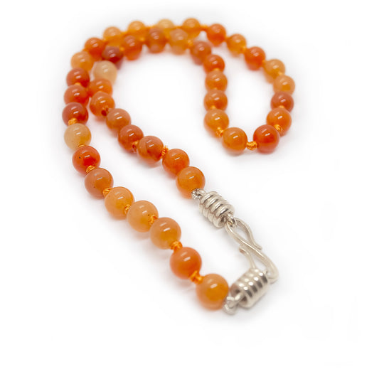 Orange Aventurine Strand Necklace