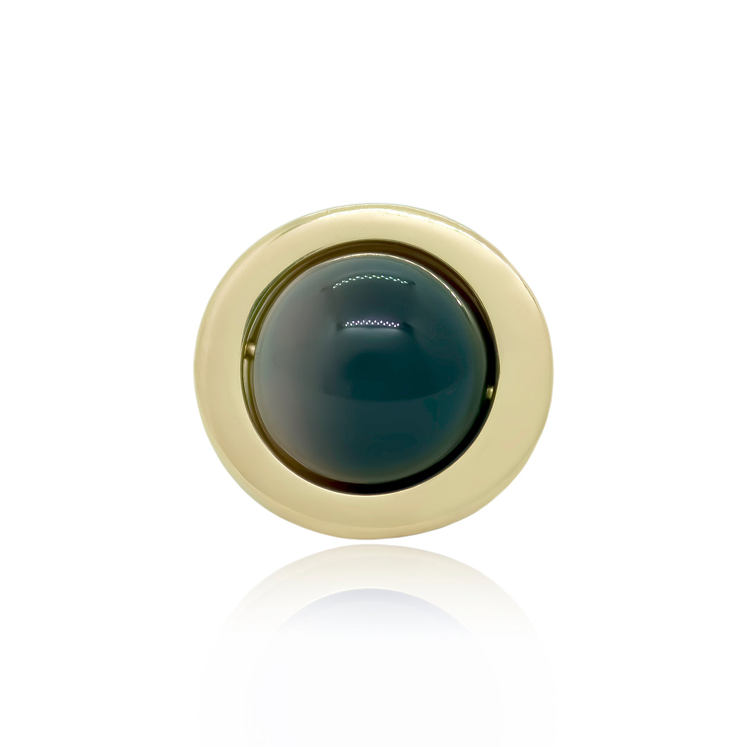 Compass Agate Ring