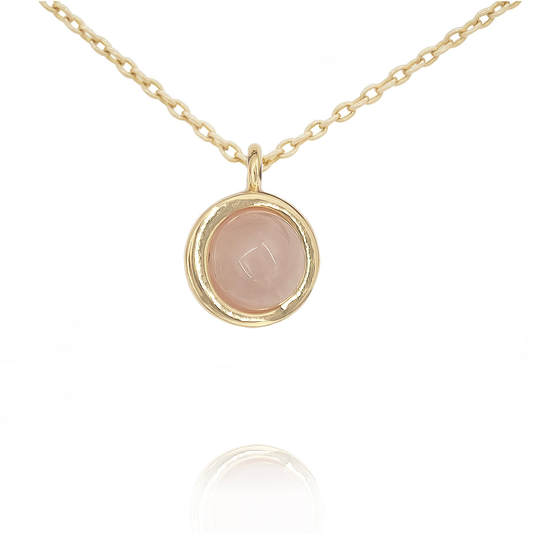 Compass Rose Quartz Necklace