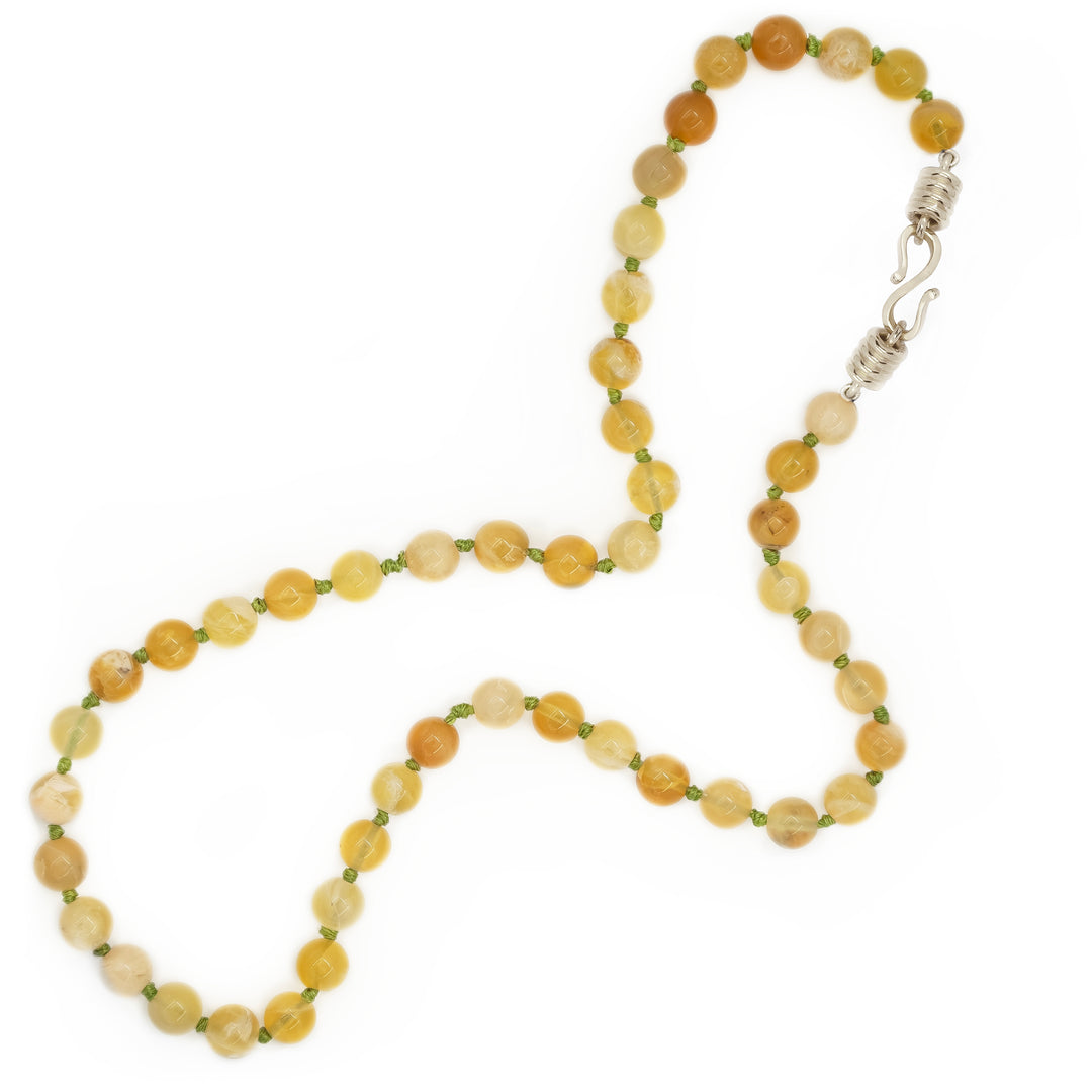 Yellow Opal Strand Necklace