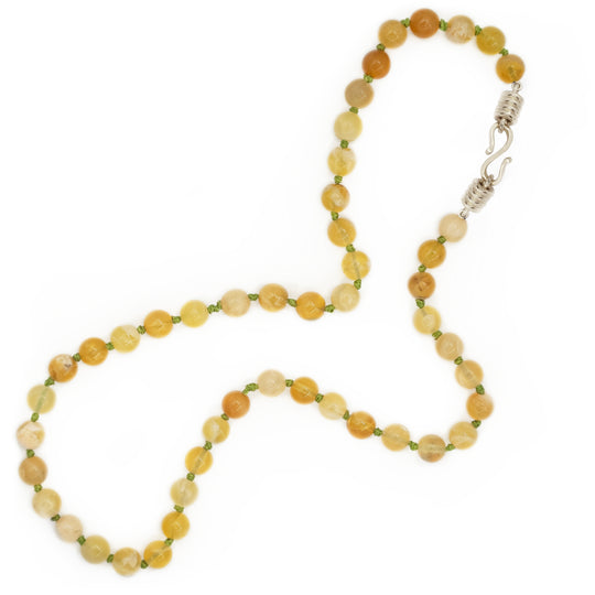 Yellow Opal Strand Necklace