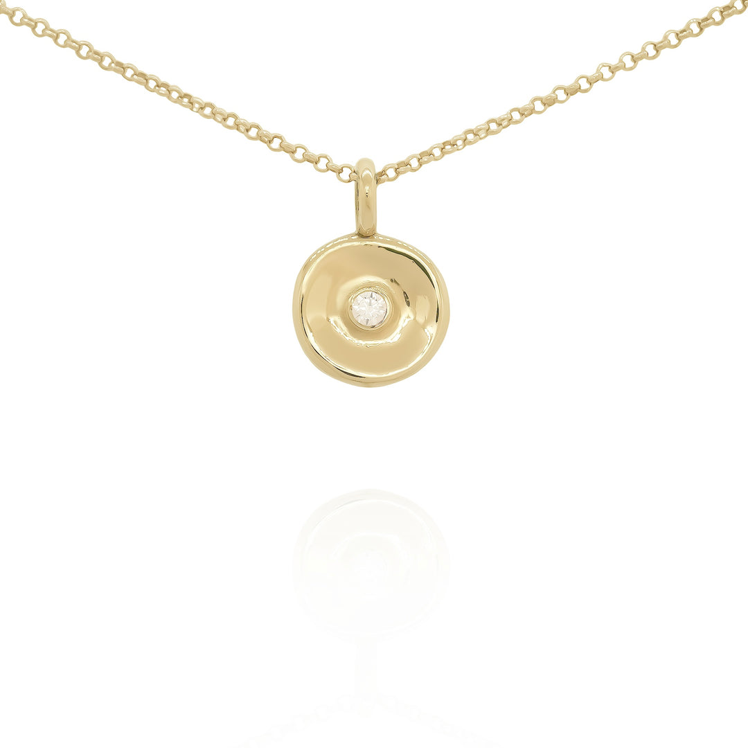 Ripples Diamond Mini Necklace