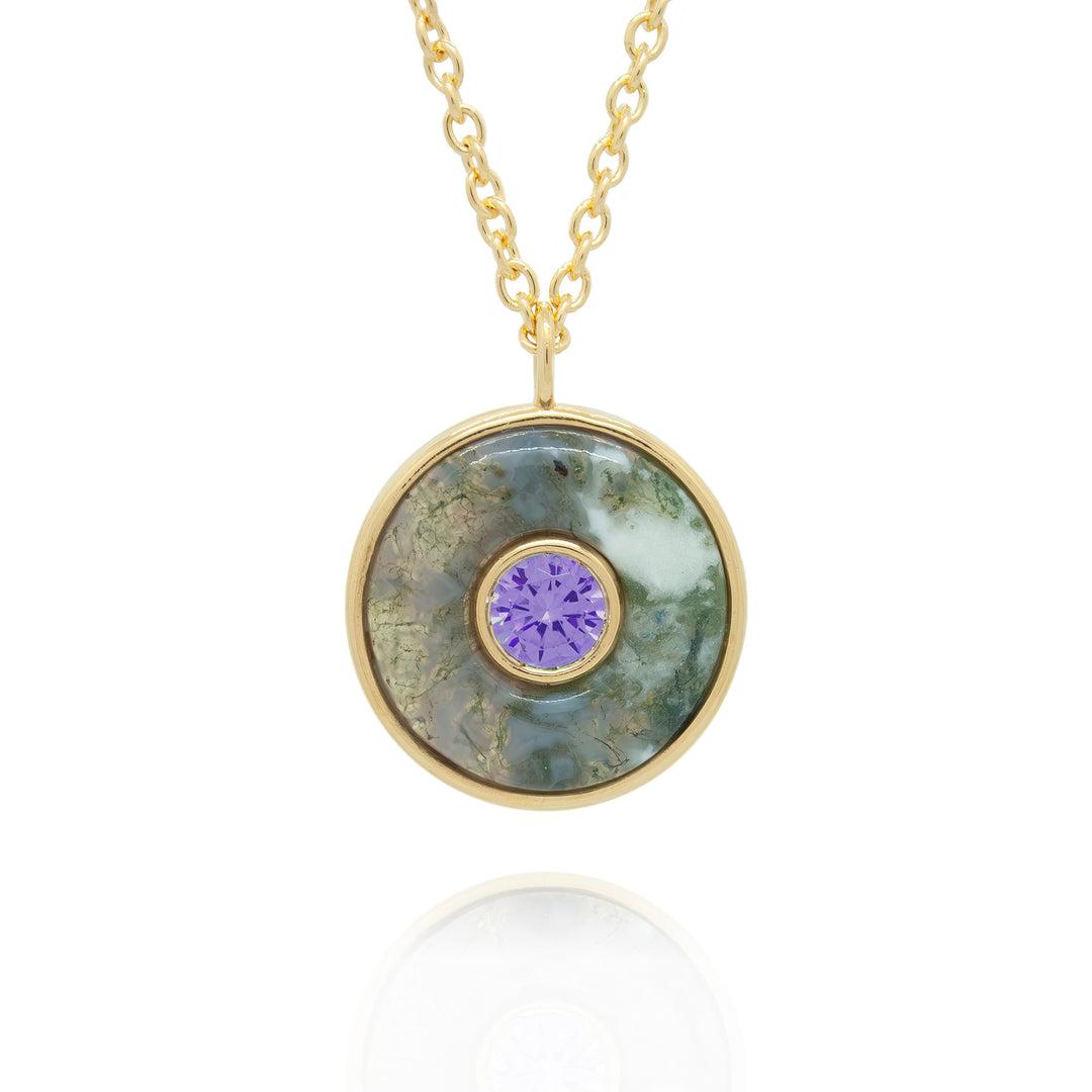 Ripples Amethyst Small Necklace