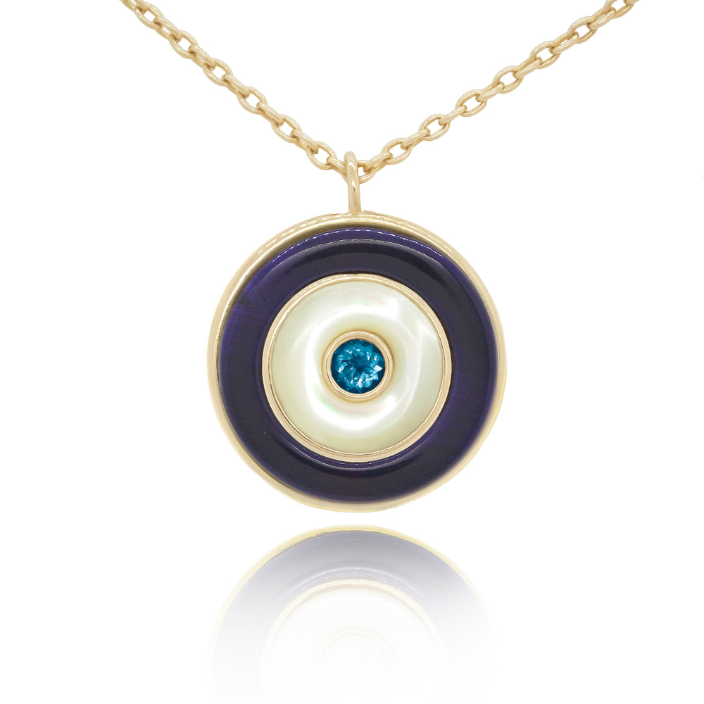 Ripples Evil Eye Necklace