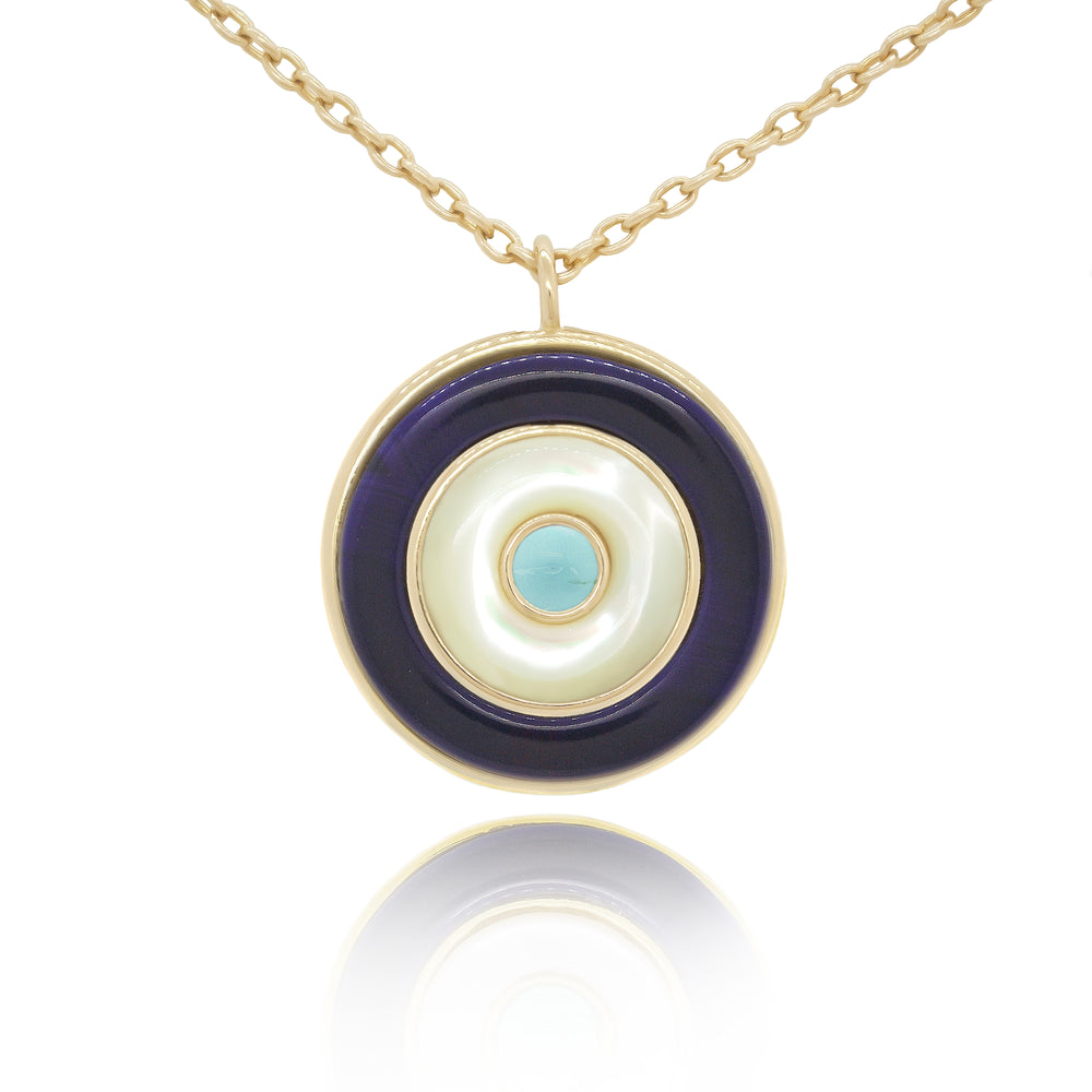 Ripples Evil Eye Necklace