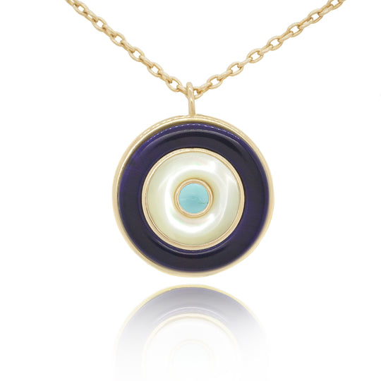 Ripples Evil Eye Necklace