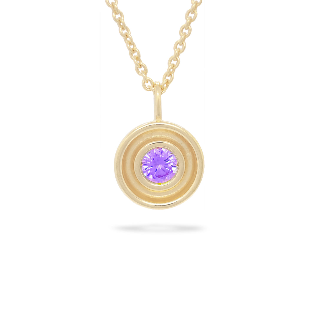 Amethyst Flora Necklace
