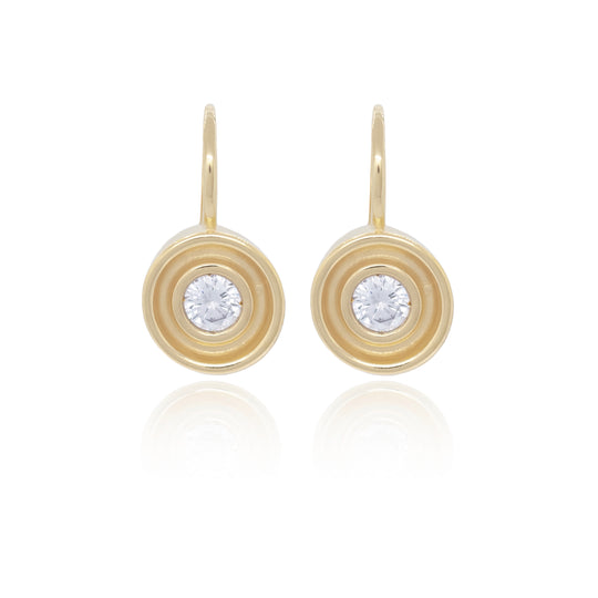 Diamond Flora Earrings