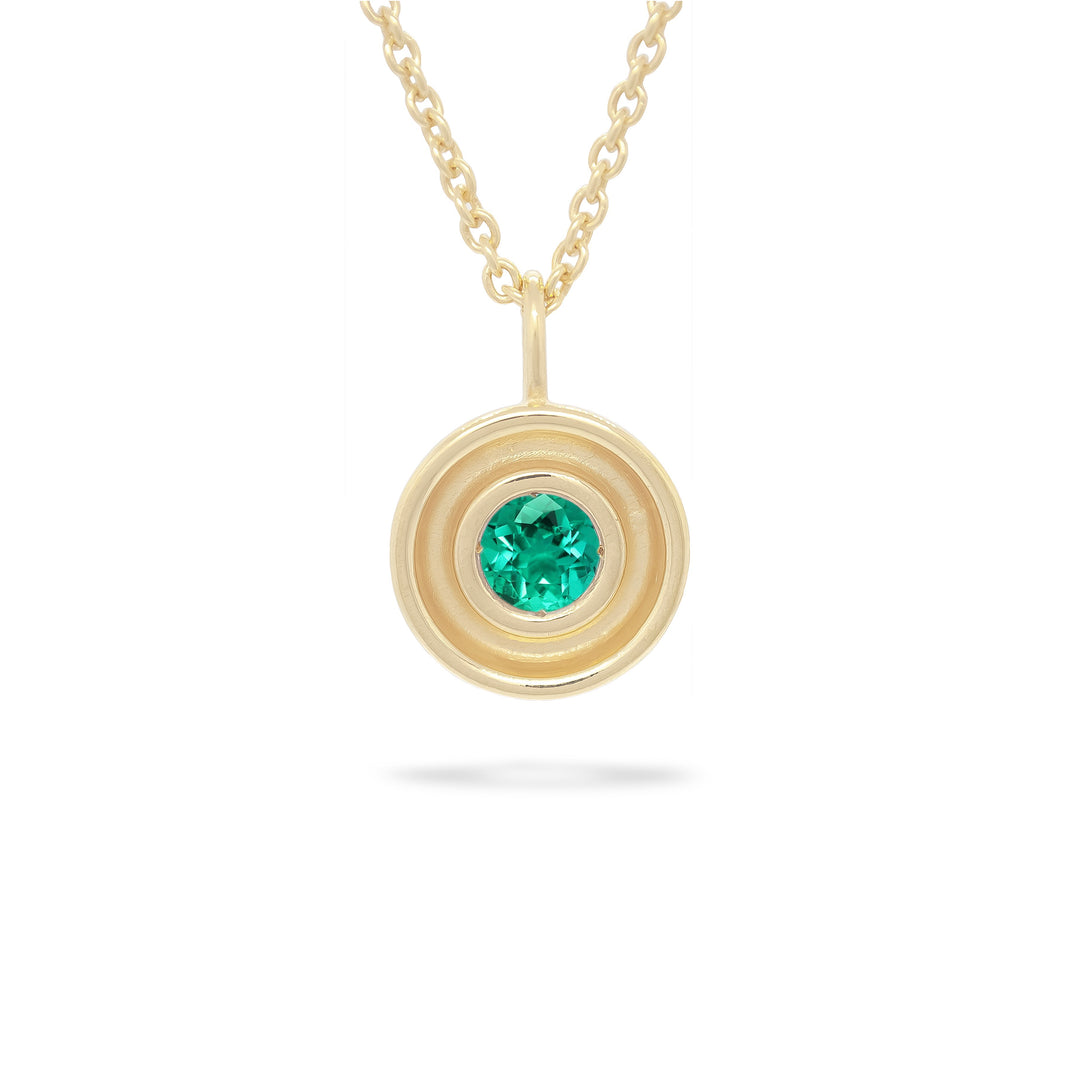 Emerald Flora Necklace