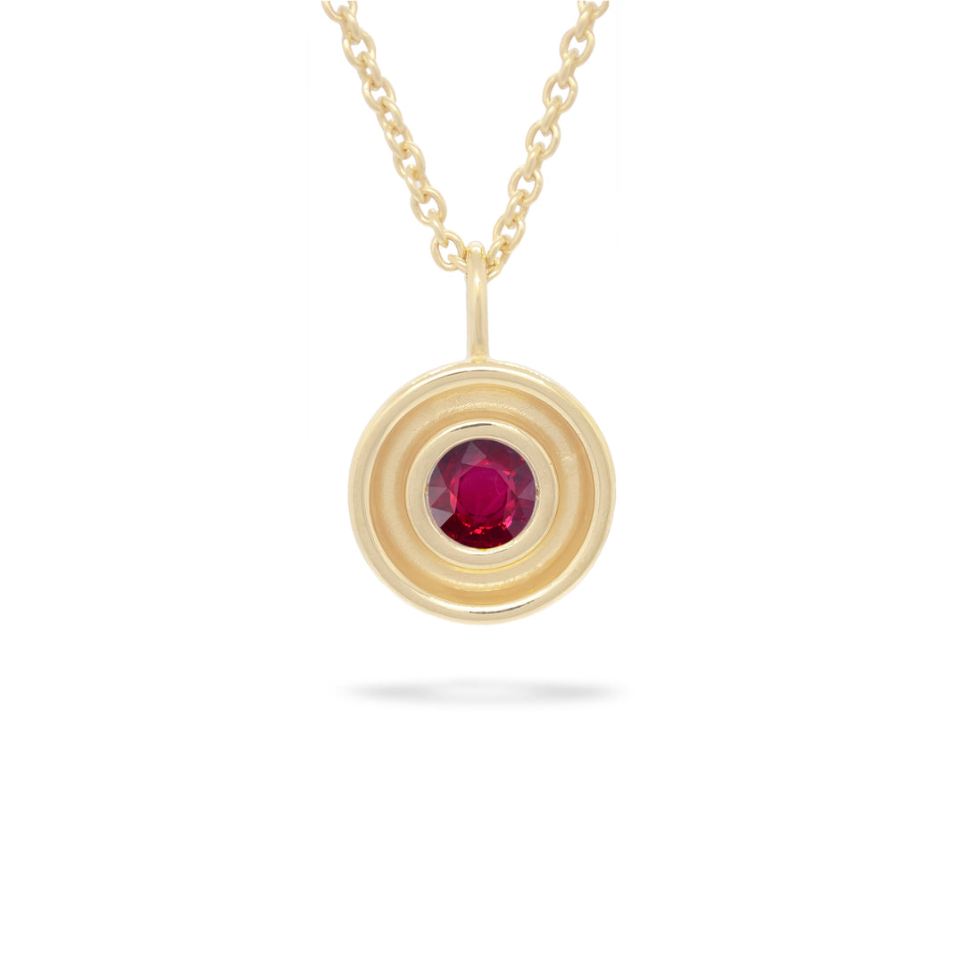 Ruby Flora Necklace