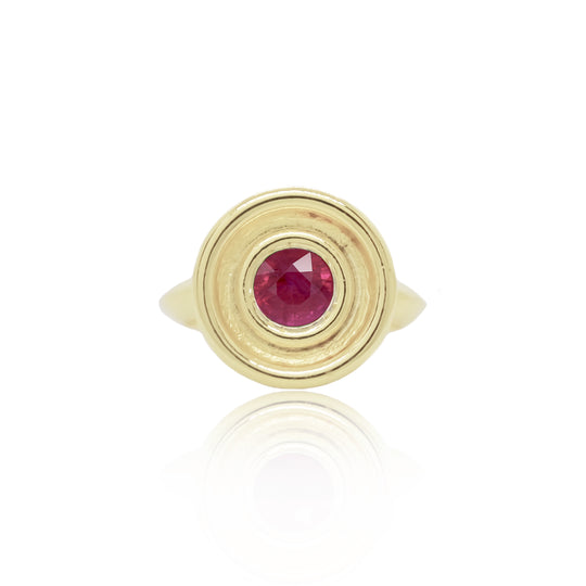 Ruby Flora Ring