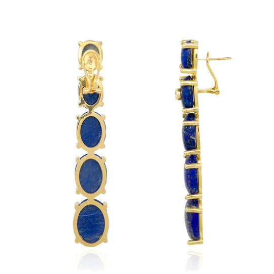 Beam Lapis Lazuli Earrings
