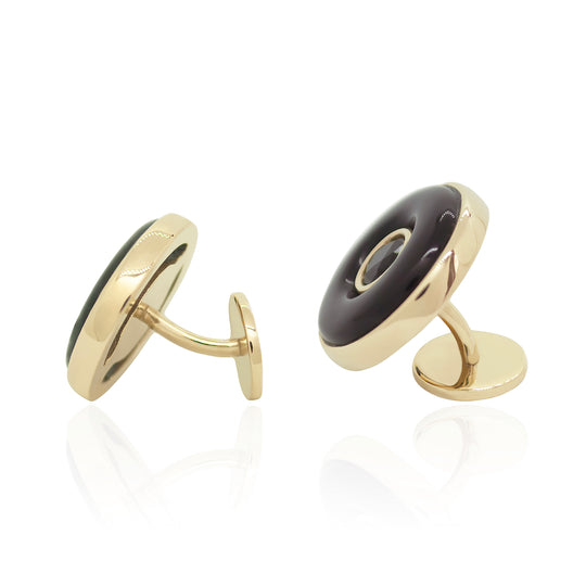 Ripples Tourmaline Cufflinks