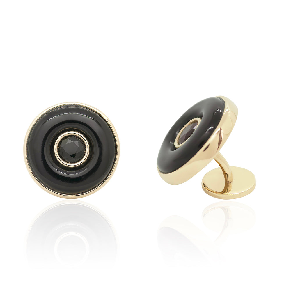 Ripples Tourmaline Cufflinks