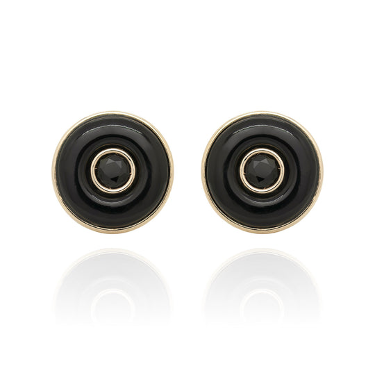 Ripples Tourmaline Cufflinks