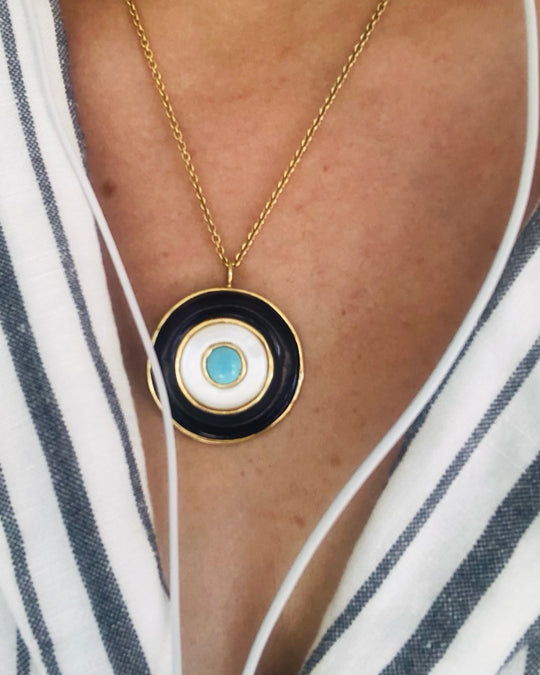 Ripples Evil Eye Necklace