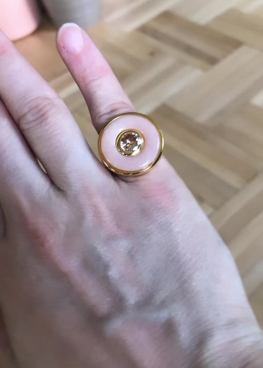 Ripples Morganite Small Ring