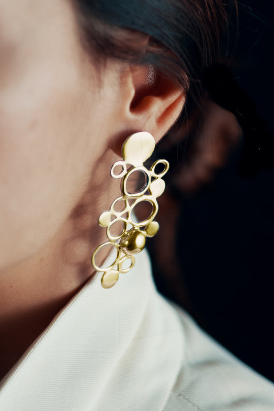 Fine jewelry gold earrings from Atelier ORMAN