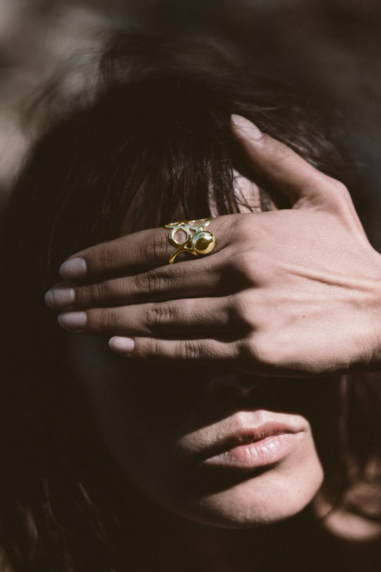Fine jewelry gold cocktail ring from Atelier ORMAN