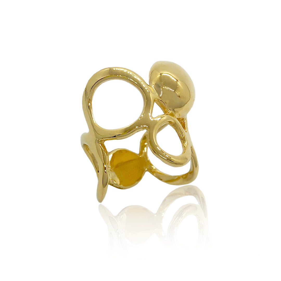 Fine jewelry gold cocktail ring from Atelier ORMAN