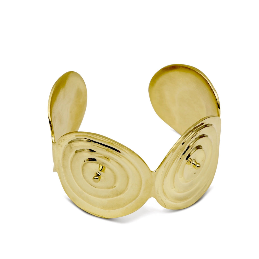 Gold cuff bracelet from Atelier ORMAN