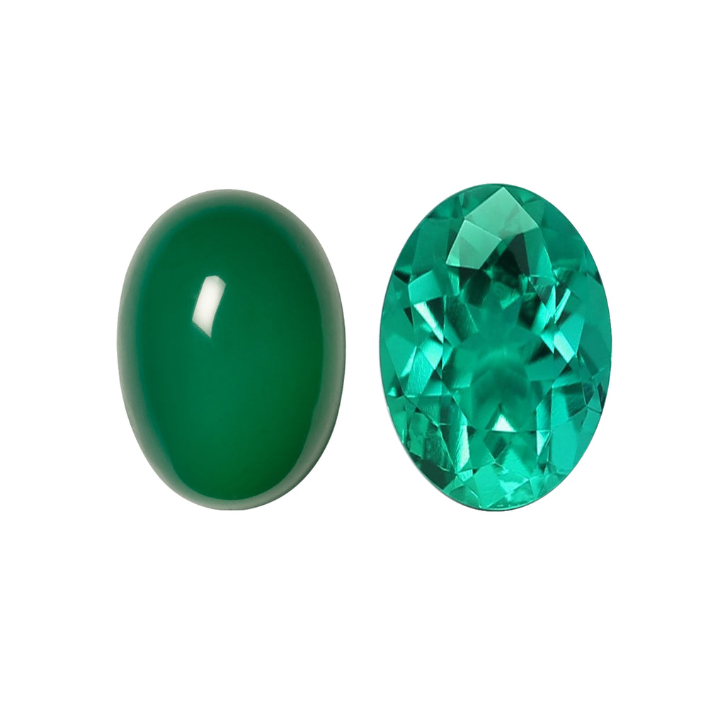 Dew Green Agate Ring