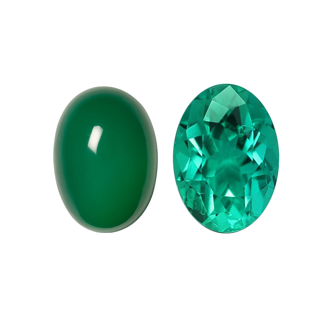 Dew Green Agate Ring