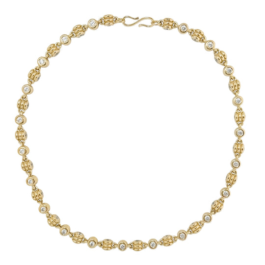 Anchor Diamond Slim Link Chain