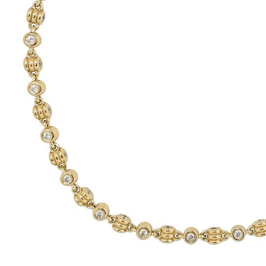 Anchor Diamond Slim Link Chain