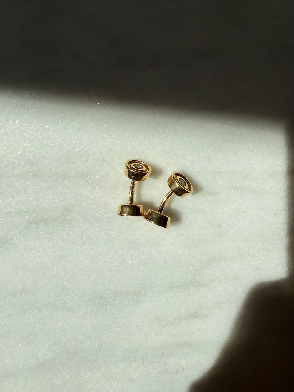 Champagne Diamond Flora Cufflinks