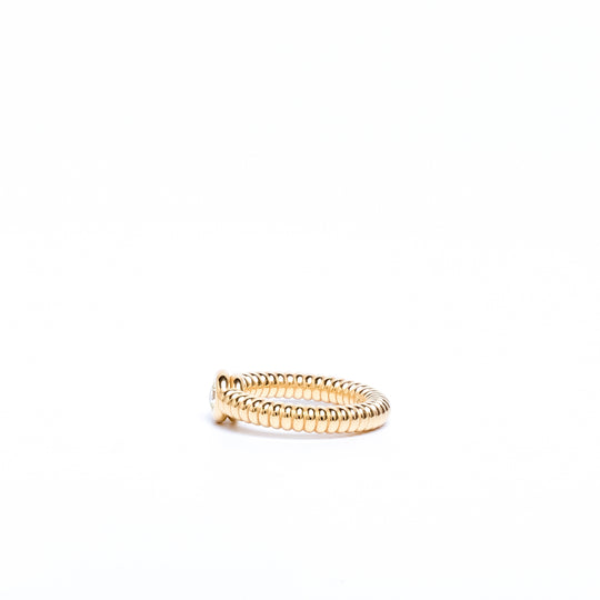 Anchor White Diamond Ring