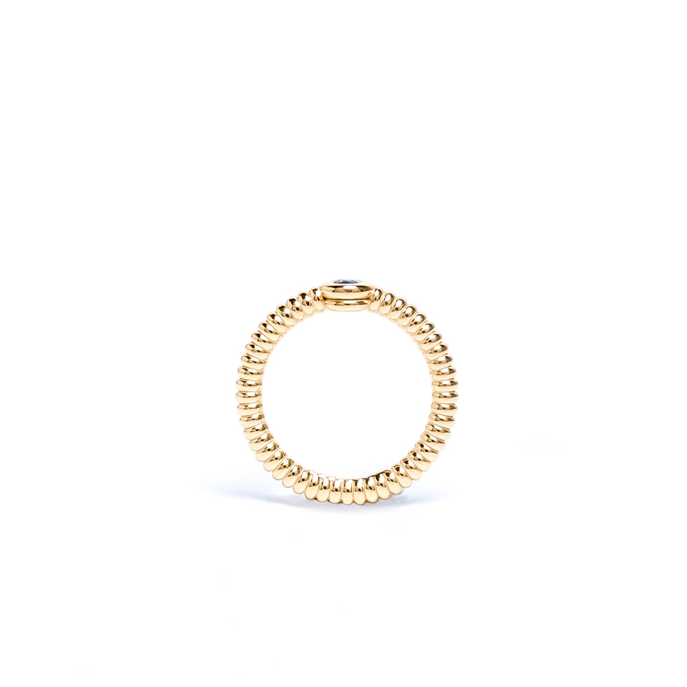 Anchor Aquamarine Slim Ring
