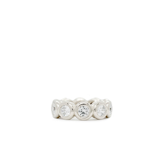Anchor Diamond Band Ring