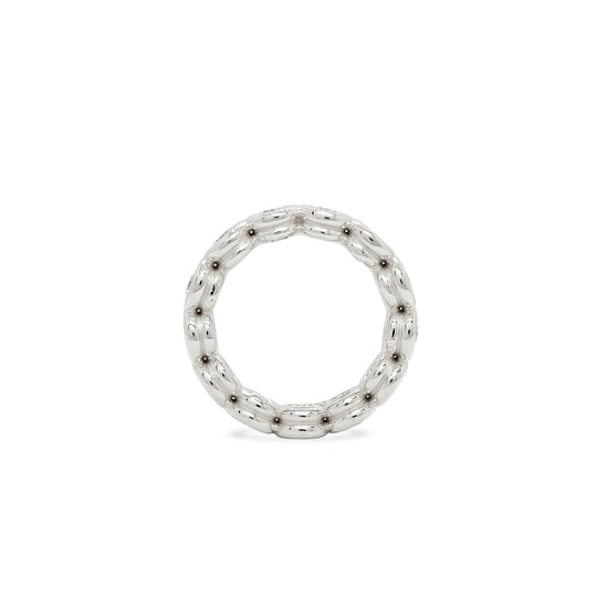 Anchor Diamond Slim Band Ring