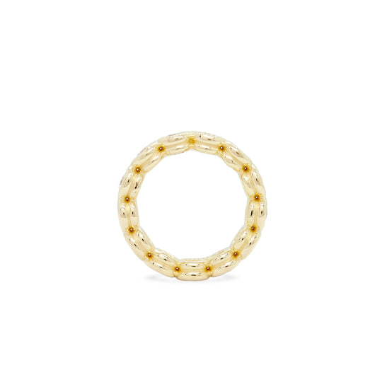 Anchor Diamond Slim Band Ring