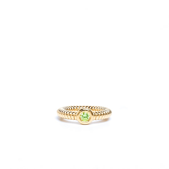 Anchor Peridot Ring