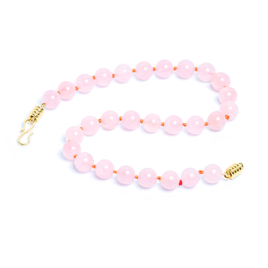 Rose Quartz Strand Necklace