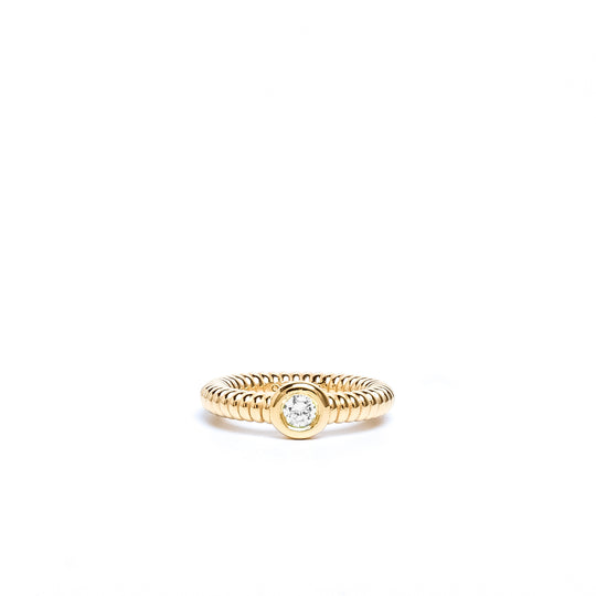 Anchor White Diamond Ring