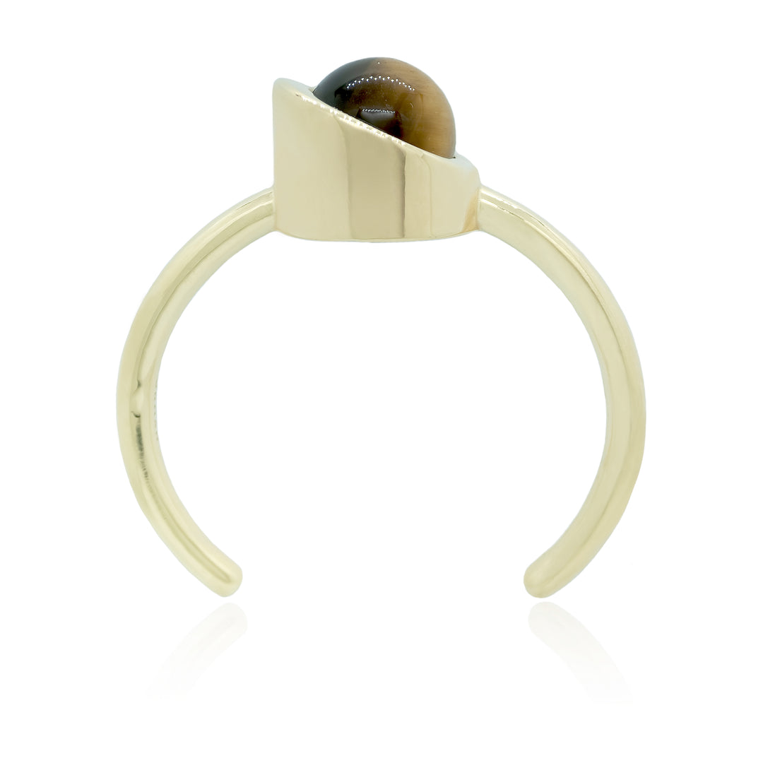 Compass Tiger's Eye Cuff