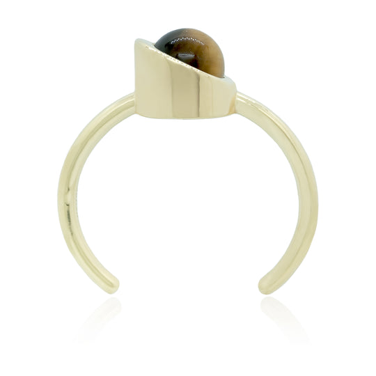 Compass Tiger's Eye Cuff
