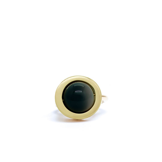 Compass Agate Ring