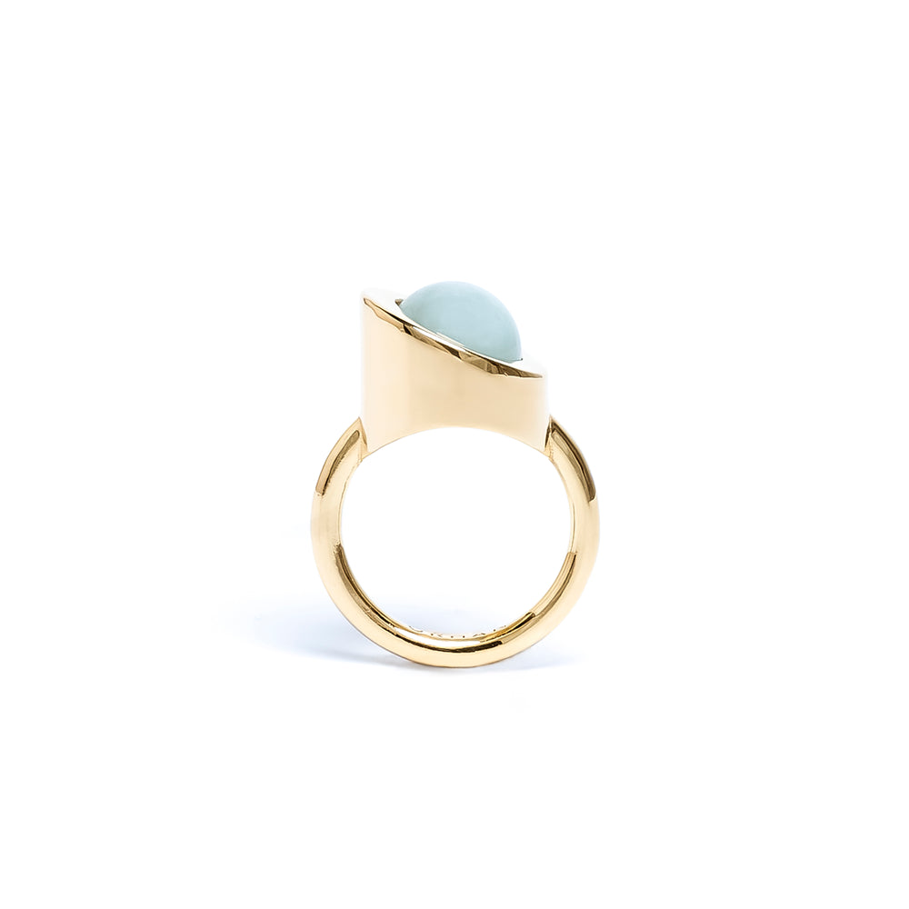 Compass Aquamarine Ring