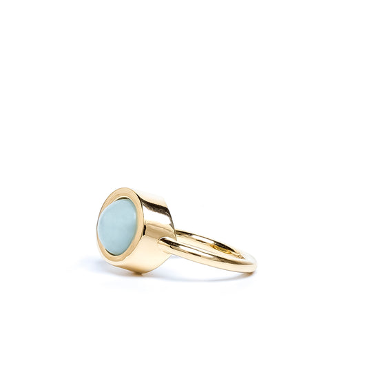Compass Aquamarine Ring