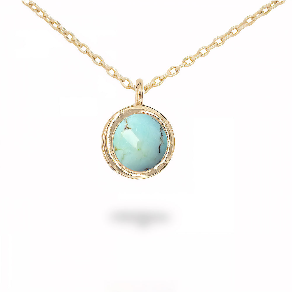 Compass Arizona Turquoise Pendant