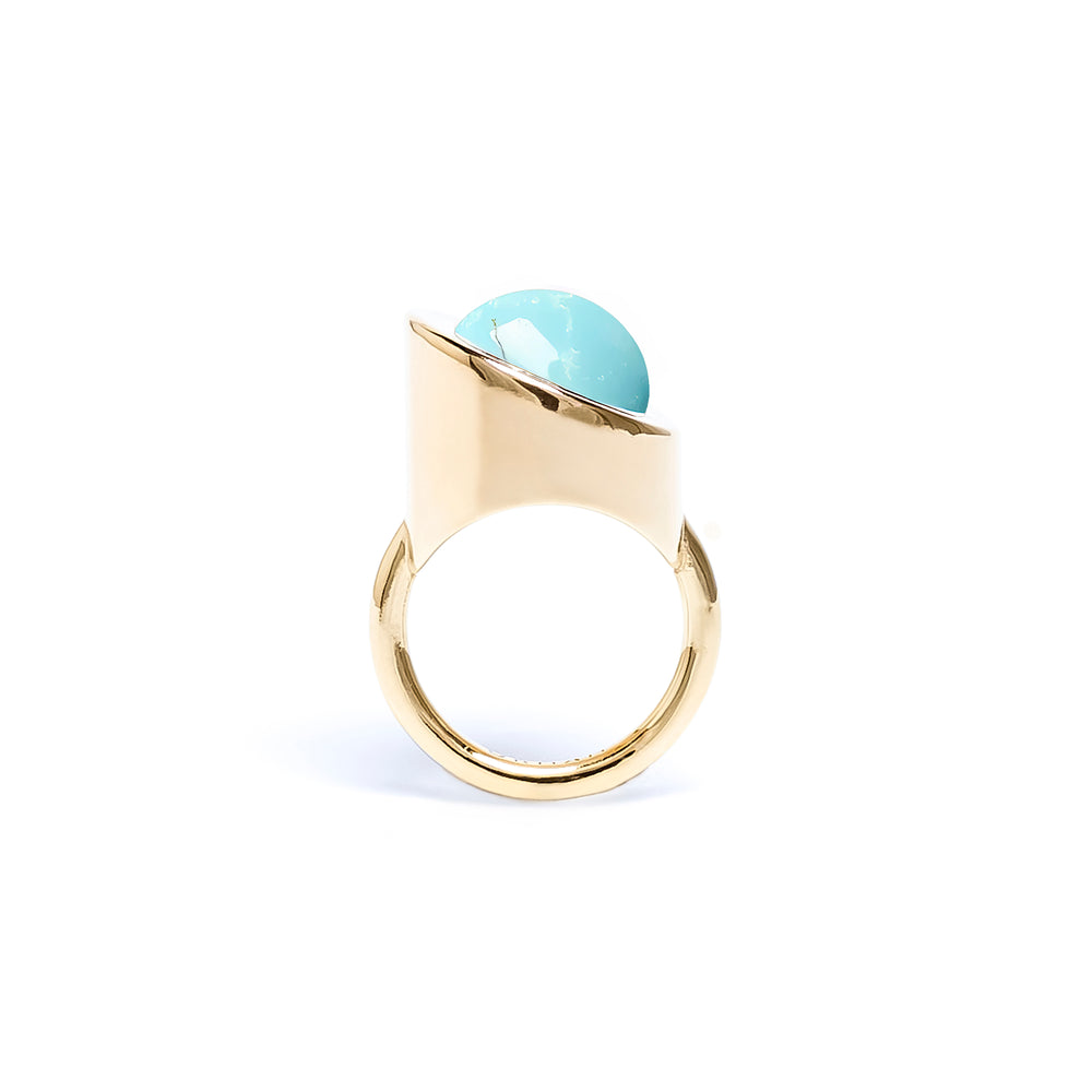Compass Arizona Turquoise Ring