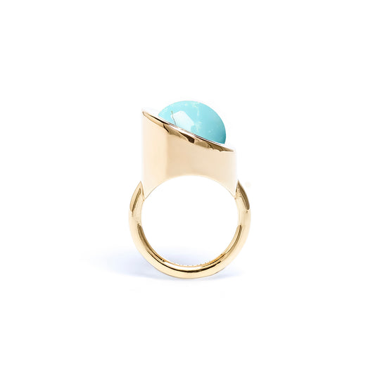 Compass Arizona Turquoise Ring