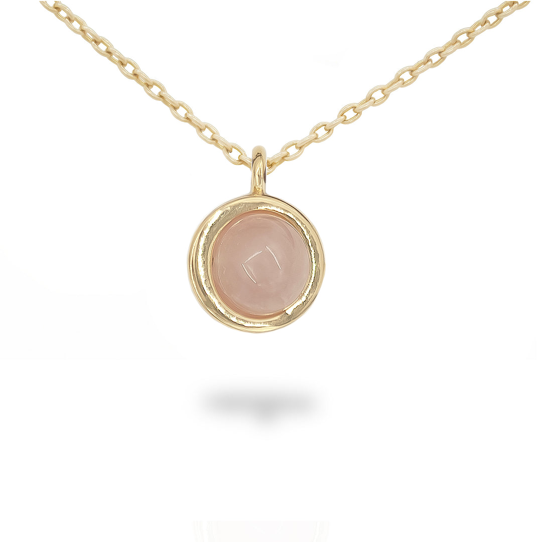 Compass Rose Quartz Pendant